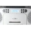 Nešiojama boombox sistema Reflexion RCR2260DAB balta/pilka su DAB+/FM imtuvu ir CD grotuvu
