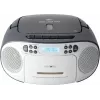 Nešiojama boombox sistema Reflexion RCR2260DAB balta/pilka su DAB+/FM imtuvu ir CD grotuvu