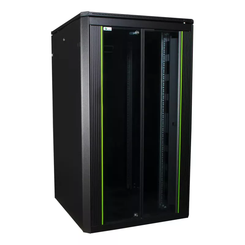 Laisvai stovintis stovas LOGON RDL26U88BL 26U Juoda 600 kg talpa