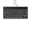 Ergonominė klaviatūra R-Go Tools R-Go Compact Break, kompaktiška klaviatūra su pertraukų programine įranga, QWERTZ (DE), laidinė, juoda