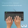Ergonominė klaviatūra R-Go Tools R-Go Compact Break, kompaktiška klaviatūra su pertraukų programine įranga, QWERTZ (DE), laidinė, juoda