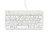 Ergonominė klaviatūra R-Go Tools R-Go Compact Break, kompaktiška klaviatūra su pertraukų programine įranga, QWERTZ (DE), laidinė, balta