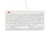 Ergonominė klaviatūra R-Go Tools R-Go Compact Break, kompaktiška klaviatūra su pertraukų programine įranga, QWERTZ (DE), laidinė, balta