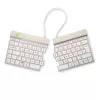 R-Go Tools Ergonominė klaviatūra R-Go Split Break su pertraukų programine įranga, ergonomiška padalinta klaviatūra, QWERTZ (DE), Bluetooth, balta