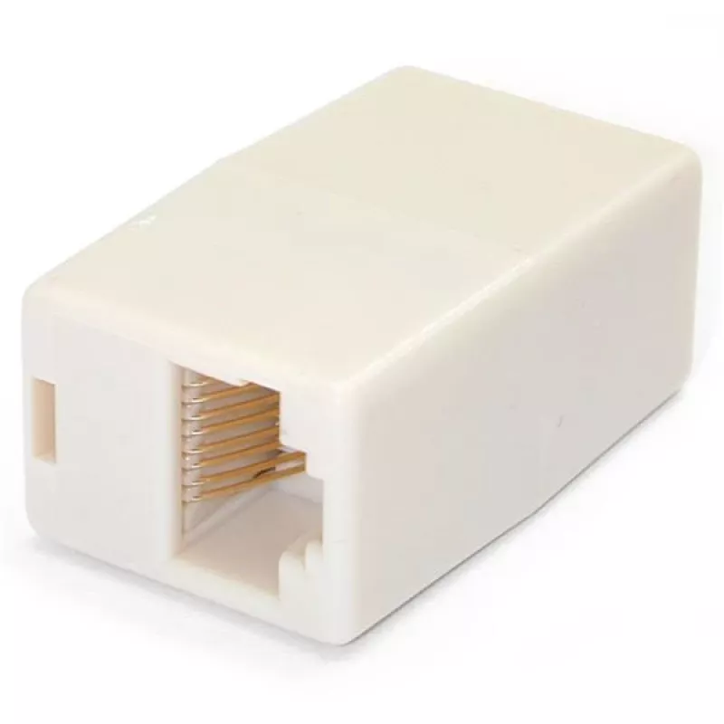 StarTech.com Cat5e RJ45 modulinis linijinis sujungiklis - 10 vnt. pakuotė, RJ-45, RJ-45, Smėlio spalvos
