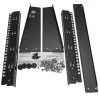 StarTech.com 2 stulpų 8U stalinis serverio stovas, mažas atviras rėmas 19 colių kompiuterio stovas, kompaktiškas tinklo stovas AV / studijos / duomenų / IT įrangai - laisvai stovintis dviejų stulpų namų / biuro stovas