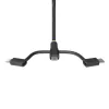 StarTech.com 1 m patikimas USB kelių įkrovimų kabelis, USB į Lightning/Micro-USB/USB-C, Apple MFi sertifikuotas, aramidinis apvalkalas, universalus 3-in-1 USB įkrovimo laidas, skirtas iPhone/iPad/Android