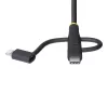 StarTech.com 1 m patikimas USB kelių įkrovimų kabelis, USB į Lightning/Micro-USB/USB-C, Apple MFi sertifikuotas, aramidinis apvalkalas, universalus 3-in-1 USB įkrovimo laidas, skirtas iPhone/iPad/Android