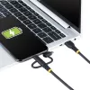 StarTech.com 1 m patikimas USB kelių įkrovimų kabelis, USB į Lightning/Micro-USB/USB-C, Apple MFi sertifikuotas, aramidinis apvalkalas, universalus 3-in-1 USB įkrovimo laidas, skirtas iPhone/iPad/Android