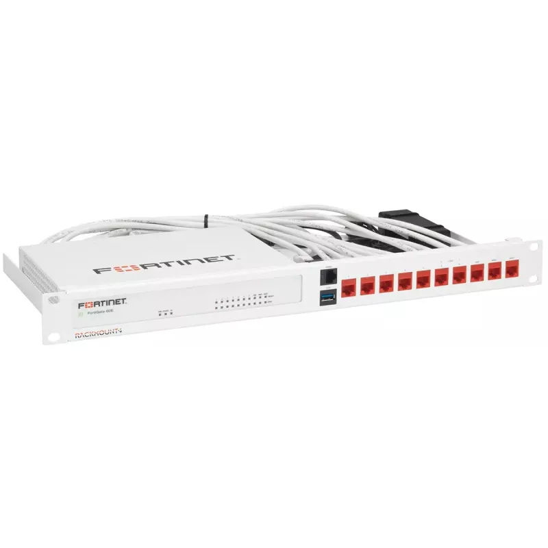 Rackmount.IT stovo tvirtinimo rinkinys, skirtas FortiGate 60E / 61E