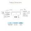 StarTech.com 1m (3 pėd.) USB į Lightning laidas, MFi sertifikuotas, spiralinis iPhone įkrovimo laidas, juodas, patvarus TPE apvalkalas, aramidinis pluoštas, tvirtas spiralinis Lightning laidas
