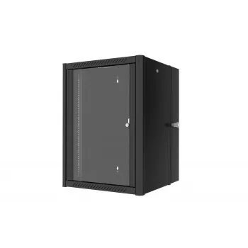 Lanview RWP16U45BL-D stovo spinta 16U prie sienos montuojamas stovas Juoda