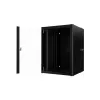 Lanview RWP16U45BL-D stovo spinta 16U prie sienos montuojamas stovas Juoda