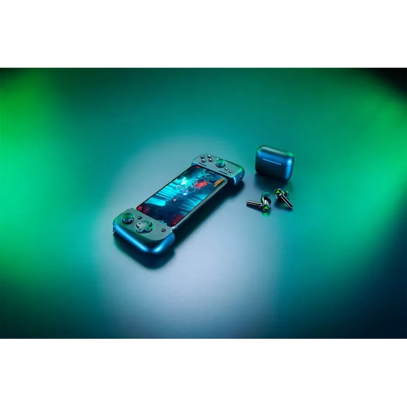 „Razer Kishi V2“, juodas, laidinis analoginis / skaitmeninis „Android“ žaidimų pultas, USB