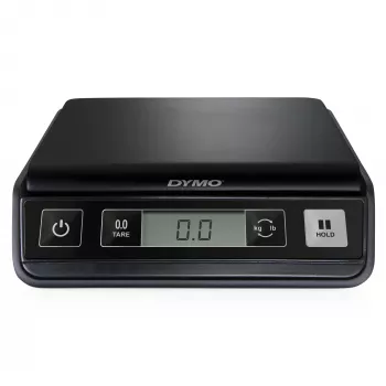 DYMO M2 Skaitmeninės Pašto Svarstyklės | 2 kg talpa USB Pašto Svėrimo Svarstyklės | Kompaktiškas dydis 18,5 cm I x 16,1 cm P x 4,4 cm A
