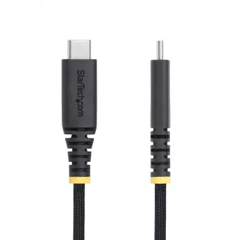 StarTech.com 1 m USB-C įkrovimo laidas, patvarus ir itin lankstus, 240 W (5 A) PD EPR, USB 2.0 nešiojamojo kompiuterio įkroviklio laidas, USB-IF sertifikuotas, tvirtas USB-C įkrovimo laidas