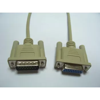 Microconnect SCSE15GF2 VGA laidas 2 m VGA (D-Sub) Smėlio spalvos