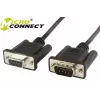 Microconnect SCSEHN3B nuoseklusis kabelis Juodas 3 m DB9 M DB9 F