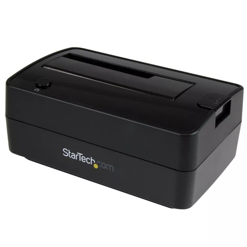 StarTech.com Single Bay USB 3.1 / eSATA to SATA Hard Drive Docking Station, USB 3.1 (10 Gbps) Hard Drive Dock, External 2.5/3.5 inch SATA III HDD/SSD Docking Station, Top-Loading Hard Drive Bay
