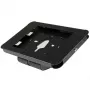 StarTech.com Saugus planšetinių kompiuterių stovas - stalinis arba tvirtinamas prie sienos, juoda, 24.6 cm (9.7 col.), 9.7 col. iPad, Plienas, 1.3 cm, Raktas