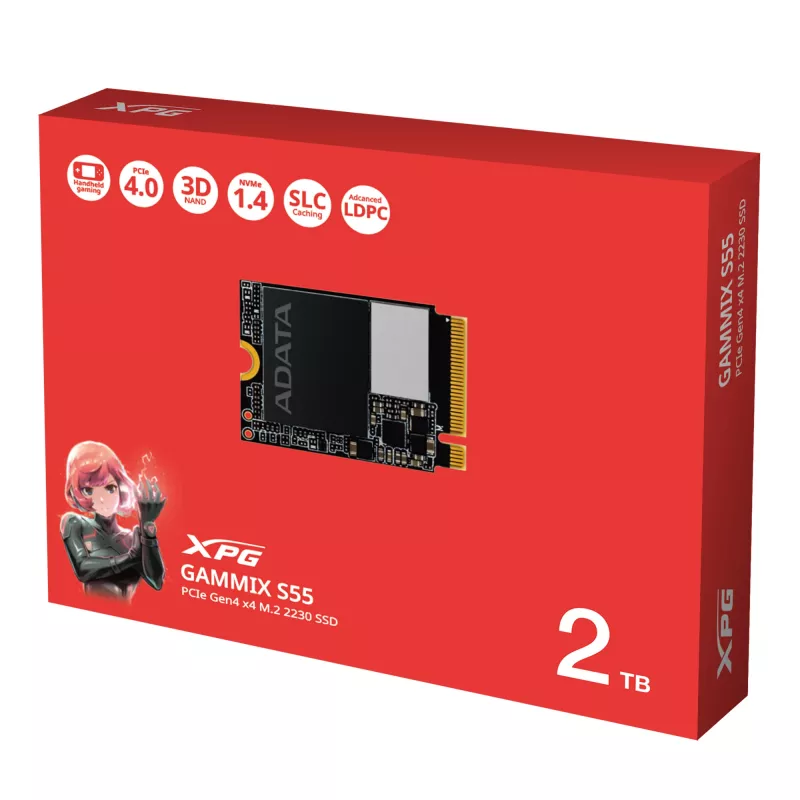 XPG GAMMIX S55 2 TB M.2 PCI Express 4.0 NVMe 3D NAND