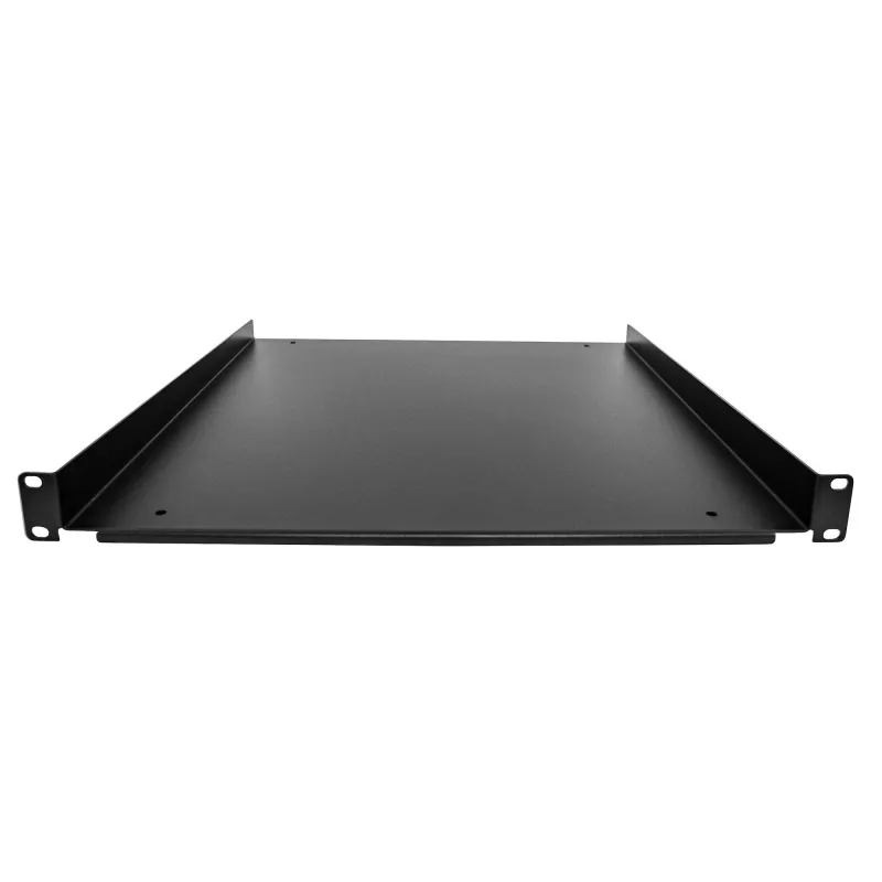 StarTech.com 1U serverio stovo lentyna - universali stovo montavimo konsolės lentyna 19 inch tinklo įrangos stovams ir spintoms - pakiška konstrukcija - keliamoji galia 55lb/25kg - 20 inch gylio dėklas