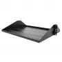 StarTech.com 2U serverio stovo lentyna, centre montuojamas universalus ventiliuojamas stovo konsolinis padėklas, skirtas 19 colių tinklo įrangos stovui, tvirto plieno, 200 svarų talpa, 14 colių gylio, juoda