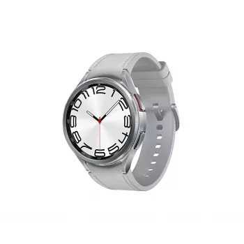 Samsung Galaxy Watch6 Classic Watch6 Classic 3,81 cm (1,5 col.) OLED 47 mm skaitmeninis 480 x 480 pikselių jutiklinis ekranas sidabrinis Wi-Fi GPS (palydovinis)