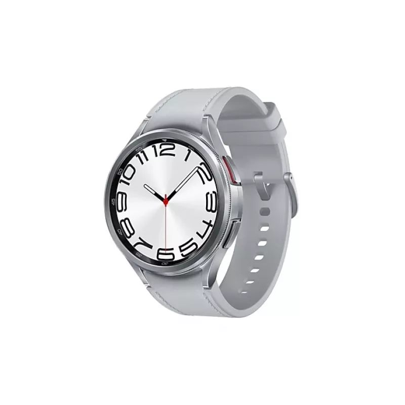 Samsung Galaxy Watch6 Classic Watch6 Classic 3,81 cm (1,5 col.) OLED 47 mm skaitmeninis 480 x 480 pikselių jutiklinis ekranas sidabrinis Wi-Fi GPS (palydovinis)