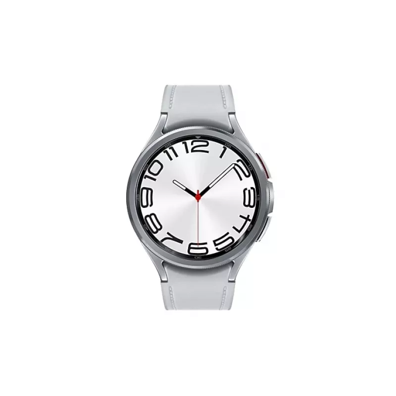 Samsung Galaxy Watch6 Classic Watch6 Classic 3,81 cm (1,5 col.) OLED 47 mm skaitmeninis 480 x 480 pikselių jutiklinis ekranas sidabrinis Wi-Fi GPS (palydovinis)