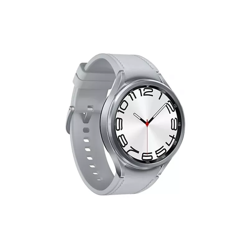 Samsung Galaxy Watch6 Classic Watch6 Classic 3,81 cm (1,5 col.) OLED 47 mm skaitmeninis 480 x 480 pikselių jutiklinis ekranas sidabrinis Wi-Fi GPS (palydovinis)