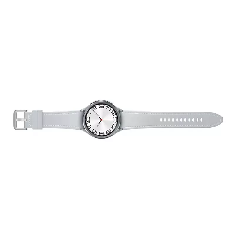 Samsung Galaxy Watch6 Classic Watch6 Classic 3,81 cm (1,5 col.) OLED 47 mm skaitmeninis 480 x 480 pikselių jutiklinis ekranas sidabrinis Wi-Fi GPS (palydovinis)