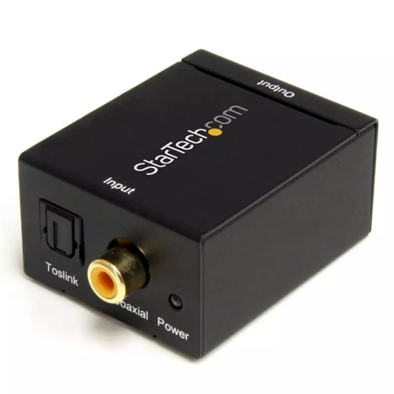 StarTech.com SPDIF skaitmeninis koaksialinis arba Toslink optinis į stereofoninį RCA garso keitiklį