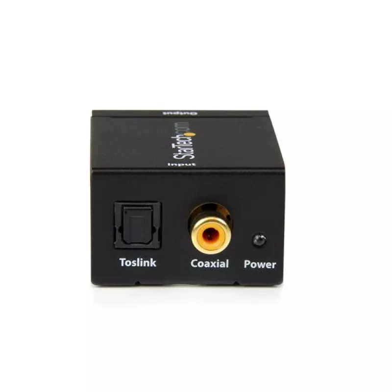 StarTech.com SPDIF skaitmeninis koaksialinis arba Toslink optinis į stereofoninį RCA garso keitiklį