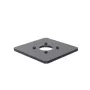 Ergonomic Solutions SpacePole POS 150x150 mm pagrindo plokštė 5 mm, POS plokštė, juoda, metalinė, 150 mm, 150 mm, 12 mm
