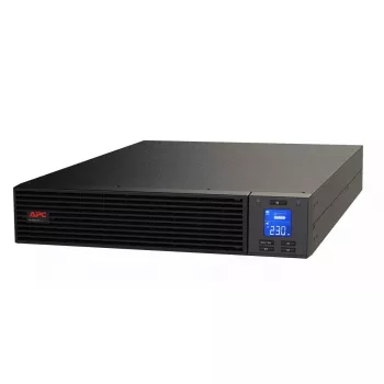 APC Easy UPS On-Line, 1000VA/800W, stovo montavimo 2U, 230V, 3x IEC C13 lizdai, išmanusis kortelės lizdas, LCD, be montavimo bėgelių rinkinio