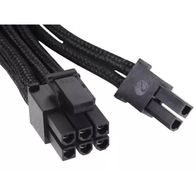 PCI-E 8 kontaktų laidas Sidabrinėstone PP06B-PCIE55