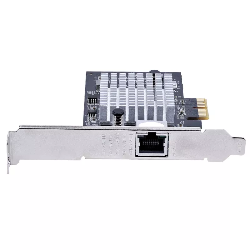 StarTech.com 1 prievado 10 Gbps PCIe tinklo adapterio kortelė, tinklo kortelė kompiuteriui / serveriui, šešių greičių PCIe eterneto kortelė su „Jumbo Frame“ palaikymu, NIC / LAN sąsajos kortelė, 10GBASE-T ir NBASE-T