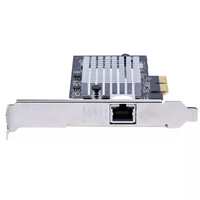 StarTech.com 1 prievado 10 Gbps PCIe tinklo adapterio kortelė, tinklo kortelė kompiuteriui / serveriui, šešių greičių PCIe eterneto kortelė su „Jumbo Frame“ palaikymu, NIC / LAN sąsajos kortelė, 10GBASE-T ir NBASE-T
