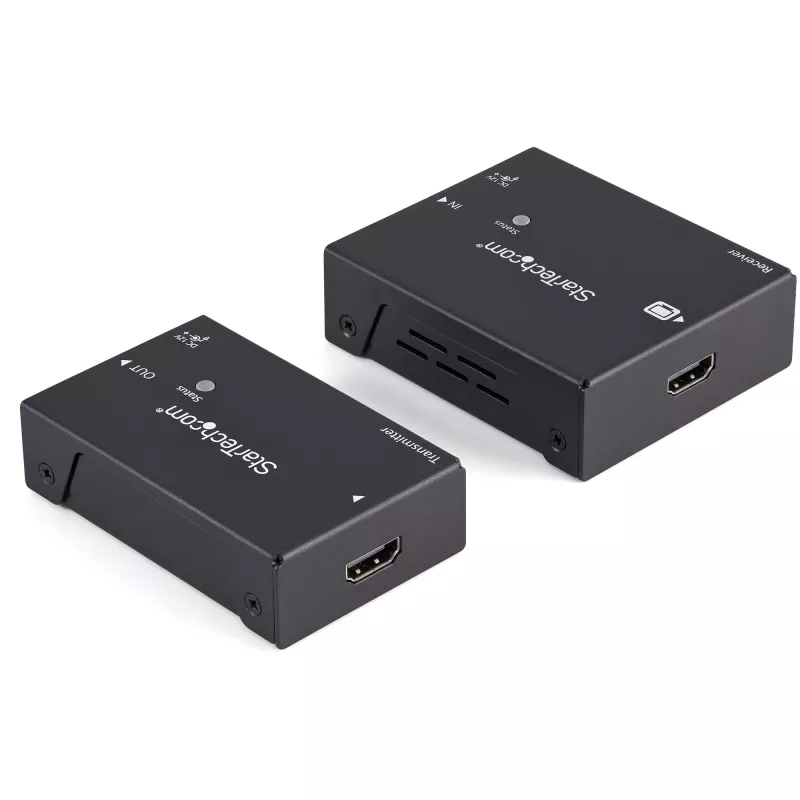 StarTech.com HDMI per CAT5e HDBaseT ilgintuvas - 4K - TAA, 4096 x 2160 pikselių, AV siųstuvas ir imtuvas, 100 m, juoda