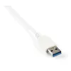 StarTech.com 3 prievadų nešiojamas USB 3.0 šakotuvas su Gigabit Ethernet – įmontuotas kabelis~3 prievadų nešiojamas USB 3.0 šakotuvas su Gigabit Ethernet – 5 Gbps – įmontuotas kabelis