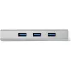 StarTech.com 3 prievadų nešiojamas USB 3.0 šakotuvas su Gigabit Ethernet – įmontuotas kabelis~3 prievadų nešiojamas USB 3.0 šakotuvas su Gigabit Ethernet – 5 Gbps – įmontuotas kabelis