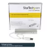 StarTech.com 3 prievadų nešiojamas USB 3.0 šakotuvas su Gigabit Ethernet – įmontuotas kabelis~3 prievadų nešiojamas USB 3.0 šakotuvas su Gigabit Ethernet – 5 Gbps – įmontuotas kabelis