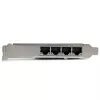StarTech.com 4 prievadų Gigabit Ethernet tinklo plokštė – PCI Express, Intel I350 NIC