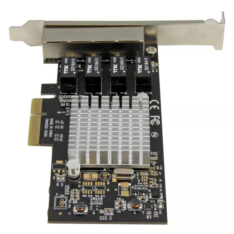 StarTech.com 4 prievadų Gigabit Ethernet tinklo plokštė – PCI Express, Intel I350 NIC