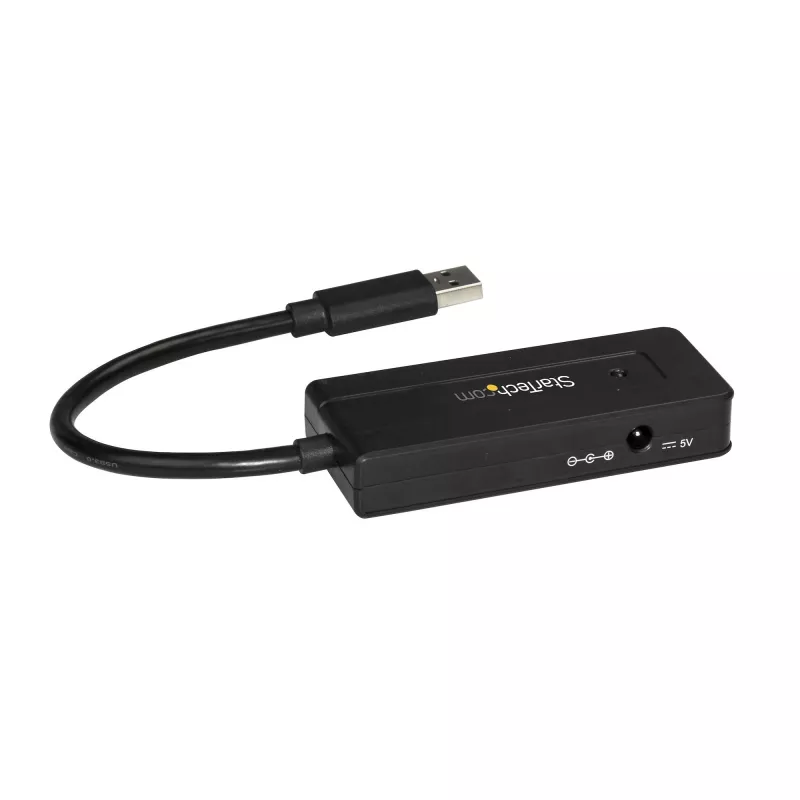 StarTech.com 4 prievadų USB 3.0 šakotuvas (SuperSpeed 5Gbps) su greitu įkrovimu – nešiojamasis USB 3.1 Gen 1 Type-A nešiojamojo / stacionaraus kompiuterio šakotuvas – maitinamas per USB magistralę arba išoriniu maitinimo šaltiniu dideliam našumui – mini / kompaktiškas~4 prievadų USB 3.0 šakotuvas (SuperSpeed 5Gbps) su greitu įkrovimu – nešiojamasis USB 3.2 Gen1 Type-A nešiojamojo / stacionaraus…