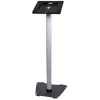 StarTech.com Secure Tablet Floor Stand - Anti-Theft, juoda, sidabrinė, planšetinis kompiuteris, daugialypės terpės stovas, aliuminis, plastikas, plienas, 1,5 kg, 24,6 cm (9,7 colio)