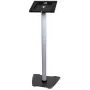 StarTech.com Secure Tablet Floor Stand - Anti-Theft, juoda, sidabrinė, planšetinis kompiuteris, daugialypės terpės stovas, aliuminis, plastikas, plienas, 1,5 kg, 24,6 cm (9,7 colio)