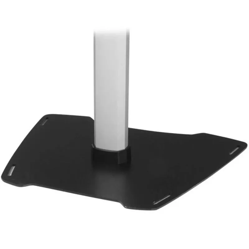 StarTech.com Secure Tablet Floor Stand - Anti-Theft, juoda, sidabrinė, planšetinis kompiuteris, daugialypės terpės stovas, aliuminis, plastikas, plienas, 1,5 kg, 24,6 cm (9,7 colio)