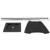 StarTech.com Secure Tablet Floor Stand - Anti-Theft, juoda, sidabrinė, planšetinis kompiuteris, daugialypės terpės stovas, aliuminis, plastikas, plienas, 1,5 kg, 24,6 cm (9,7 colio)